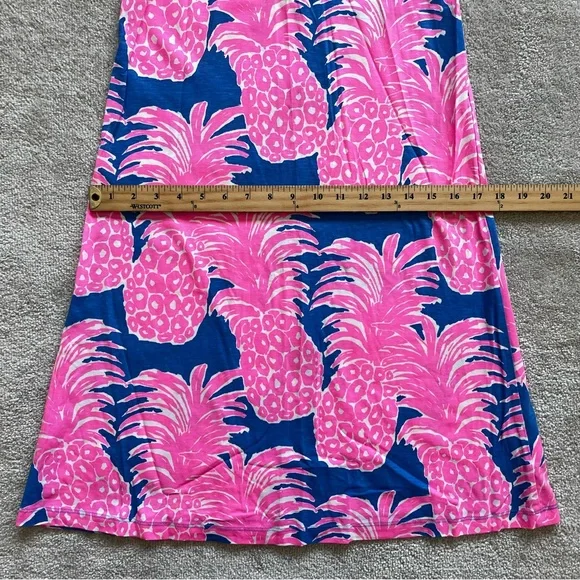 LILLY PULITZER 100% PIMA COTTON Kristen Dress Blue Haven Little Flamenco - Picture 7 of 10